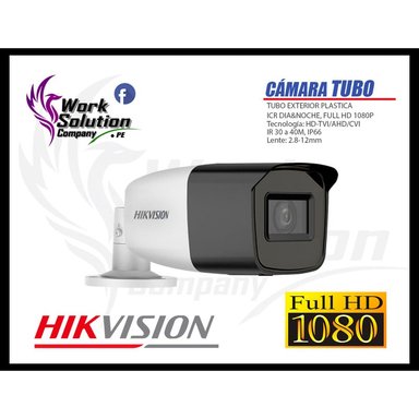 KIT 2 CÁMARA SEGURIDAD HIKVISION EXTERIOR VARIFOCAL FULL HD 1080P + DISCO 1 TB - 4