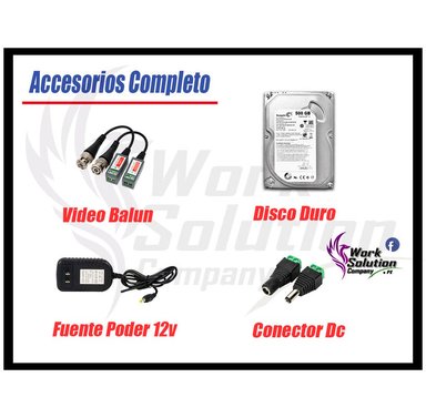 KIT 2 CÁMARA SEGURIDAD HIKVISION EXTERIOR FULL HD 1080P + DISCO 500 GB - 5