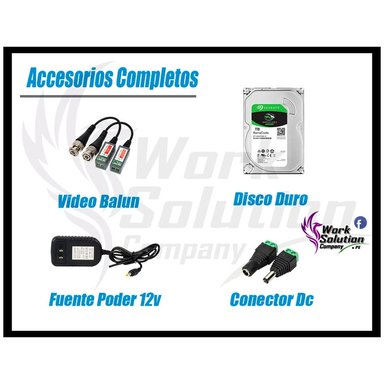 KIT 2 CÁMARA SEGURIDAD HILOOK EXTERIOR 1080P COLORVU LITE NOCHE COLOR 1 TB - 5