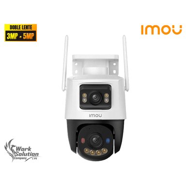 IMOU - CÁMARA CRUISER DUAL 2 3MP + 5MP 360 FULL COLOR LUZ ADVERTENCIA - 1