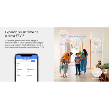 SENSOR DE CONTACTO EZVIZ T2C VENTANAS Y PUERTAS - 5