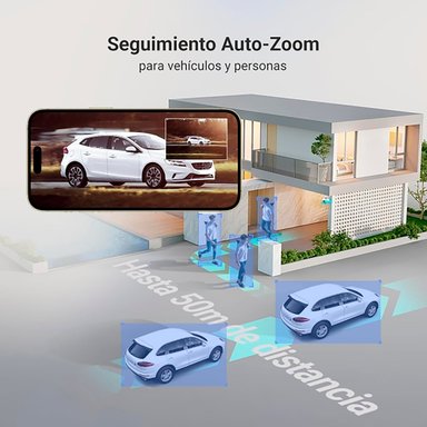 CÁMARA SEGURIDAD EZVIZ H80F MULTI 2K+ 4MP TRIPLE LENTE AUDIO DOBLE VÍA DETECCIÓN IA PERSONAS ALARMA - 3