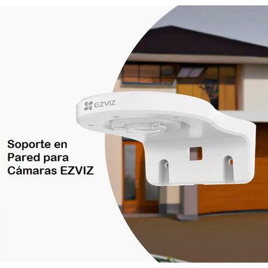 SOPORTE EZVIZ BRACKET-WALLMOUNT PARA CÁMARA DE SEGURIDAD MONTAJE PARA CÁMARA PANORÁMICO O TURRET - 3