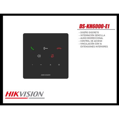 KIT VIDEOPORTERO IP HIKVISION DS-KIS602 CÁMARA 2MP APP LLAMADA 2 ANEXOS - 5