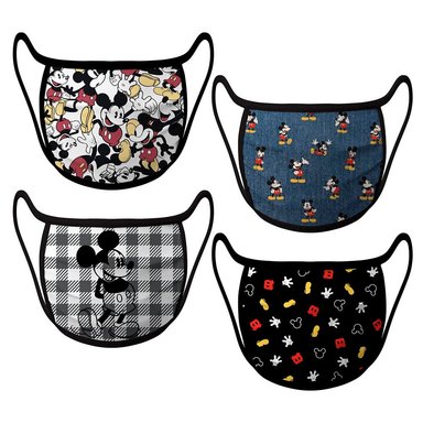 MASCARILLAS DISNEY STORE SET X 4 NIÑOS MICKEY MOUSE - 1