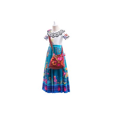 DISFRAZ NIÑA MULTICOLOR ENCANTO VESTIDO MIRABEL DISNEY - 4