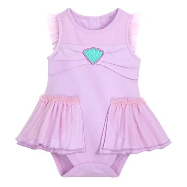 DISFRAZ ALGODÓN NIÑA DISNEY STORE LILA ARIEL LA SIRENITA BODY BEBÉ - 2