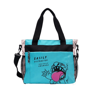 Bolso Maletin Stitch Juvenil Turquesa - 1