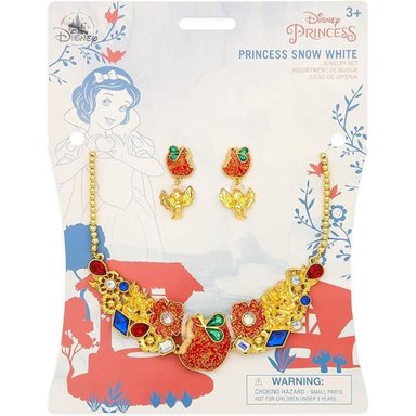 SET DE JOYAS DISFRAZ NIÑAS PRINCESA BLANCA NIEVES DISNEY STORE - 3