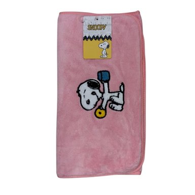 TRIPACK TOALLAS DE MANO SNOOPY CELESTE + LILA + ROSADO - 3