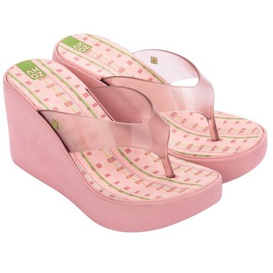 SANDALIAS MUJER PLATAFORMA ZAXY ROSADO - 1