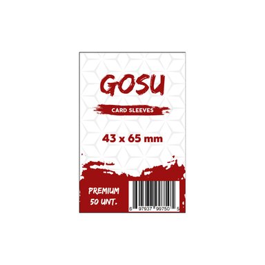 ACCESORIOS GOSU - FUNDA GOSU 43 X 65 MM MINI CHIMERA (50 PR.) - 1