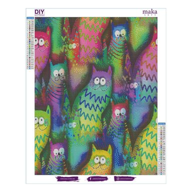 DIAMOND PAINTINGS MAKA - FUNNY TOONS 40X50 CM | BLANCO - 2