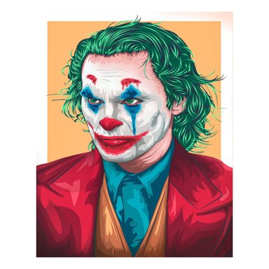 DIAMOND PAINTINGS MAKA - JOKER 40X50 CM | BLANCO - 1