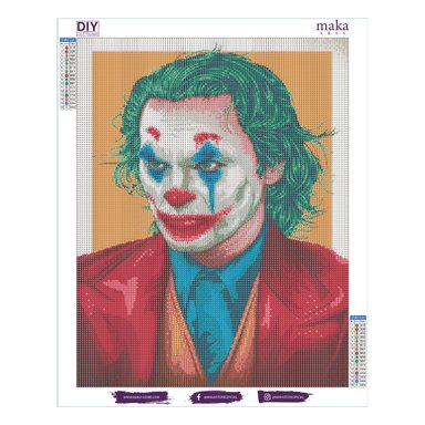 DIAMOND PAINTINGS MAKA - JOKER 40X50 CM | BLANCO - 2