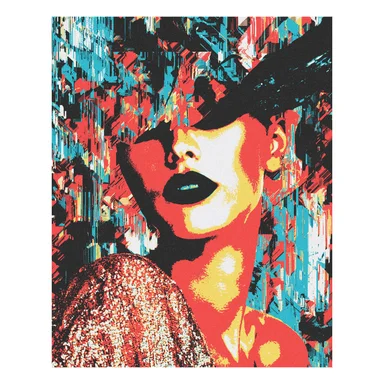 DIAMOND PAINTINGS MAKA - SEXY LIPSTICK 40X50 CM | BLANCO - 1