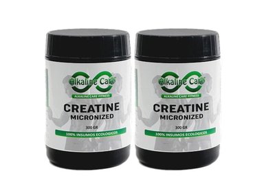 CREATINA CON MACA NEGRA ALKALINE CARE 300G 2 UNIDADES - 1