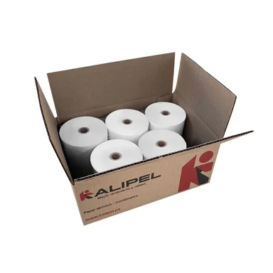 PAPEL TERMICO 5 ROLLOS CONTOMETRO 80X80MM KALIPEL - 1