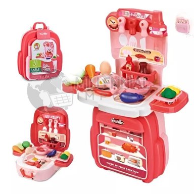 JUEGO DE COCINA DE CHEF EN MOCHILA 4 EN 1 JUGUETE INTERACTIVO - 2