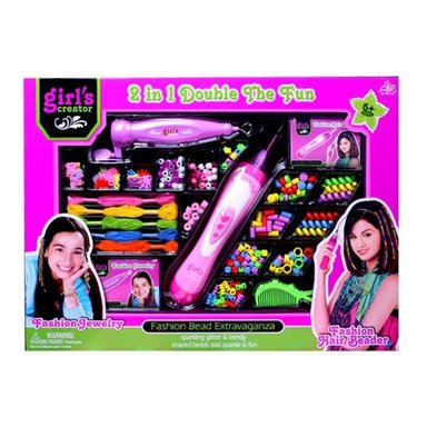SET DE CUENTAS Y ACCESORIOS PARA EL CABELLO - JUEGO DE TRENZAS PARA NIÑAS - 2