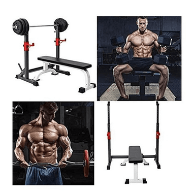 RACK DE SENTADILLAS DE ALTURA AJUSTABLE Y SOPORTE DE HASTA 300 KG - 3
