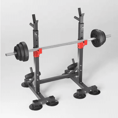 RACK DE SENTADILLAS DE ALTURA AJUSTABLE Y SOPORTE DE HASTA 300 KG - 5