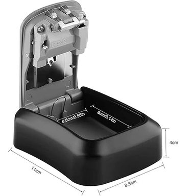 CAJA FUERTE DE SEGURIDAD DE METAL GUARDA CON CLAVE NUMÉRICA - 4