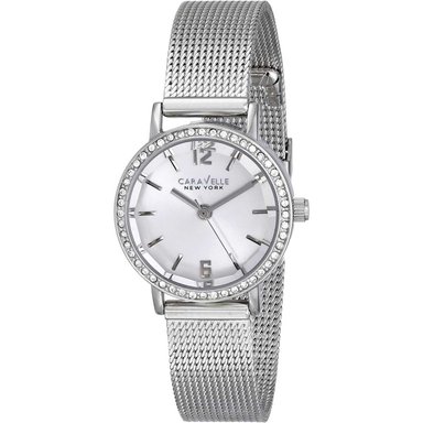 RELOJ MUJER CARAVELLE BY BULOVA ANALÓGICO CRISTALES PLATEADO - 43L170 - 1