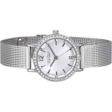 RELOJ MUJER CARAVELLE BY BULOVA ANALÓGICO CRISTALES PLATEADO - 43L170 - 2