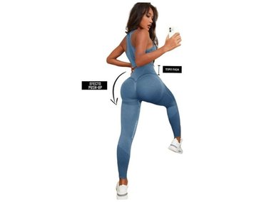 CONJUNTO DEPORTIVO TODA ACTIVIDAD MUJER COLOMBIANO ESTILO PUSH UP 2 - 1