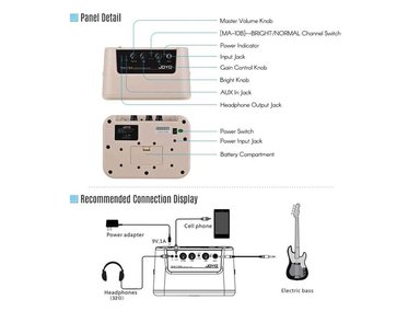 PACK VOZZEX DE BAJO NEGRO + AMPLIFICADOR 10W - 2