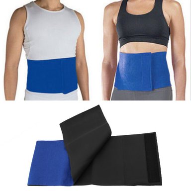 FAJA REDUCTORA PARA SUDAR ENTRENAMIENTO CINTURA ABS CARDIO AZUL TODO FIT - 2