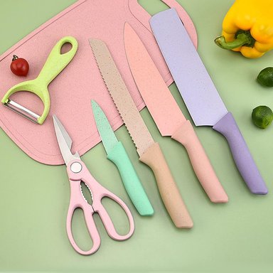 SET CUCHILLOS COCINA PASTEL 6 PIEZAS - 2