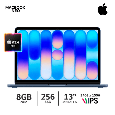 APPLE MACBOOK NEO 13' A18 PRO, 8GB RAM, 256GB SSD, INDIGO - 1