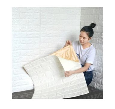 PAPEL TAPIZ LADRILLO EN ALTO RELIEVE 3D DE CALIDAD 10 PIEZAS - 3