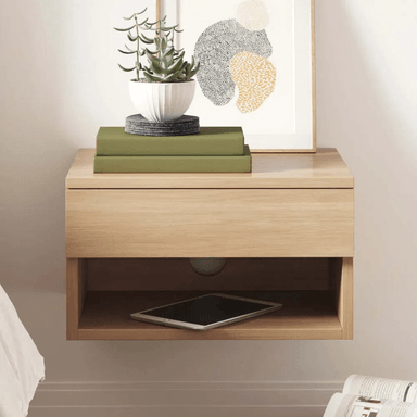 VELADOR TU MESITA FLOTANTE CONTEMPORÁNEO DANÉS 40CM NATURAL - 3