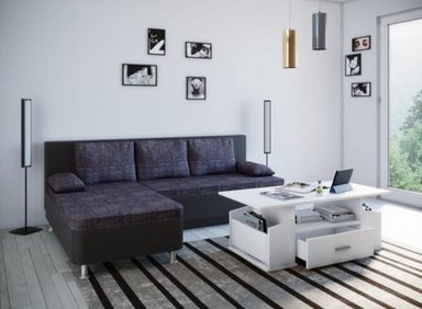 MESA DE CENTRO TU MESITA MODERNA BARAHONA 1 CAJÓN BLANCO - 2