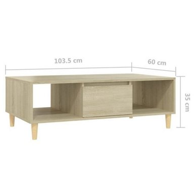 MESA DE CENTRO TU MESITA TAYRONA ROBLE VINTAGE 103.5CM - 4