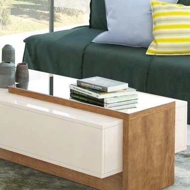 MESA DE CENTRO TU MESITA BERTA MODERNA CON ESPEJO - 2