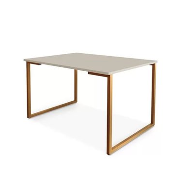 MESA DE COMEDOR TU MESITA YARITA BLANCO 120X80CM MINIMALISTA - 2