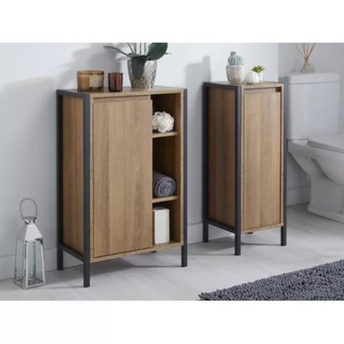 MUEBLE BAÑO TU MESITA CARMENN MARRON ORGANIZADOR CARMEN 50 CM - 3