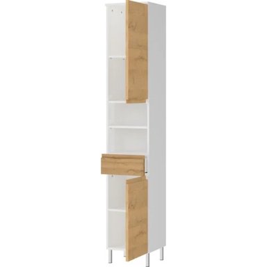 ARMARIO TU MESITA BRANDON ALTO BLANCO BAÑO 1 CAJON 2 PUERTAS - 3