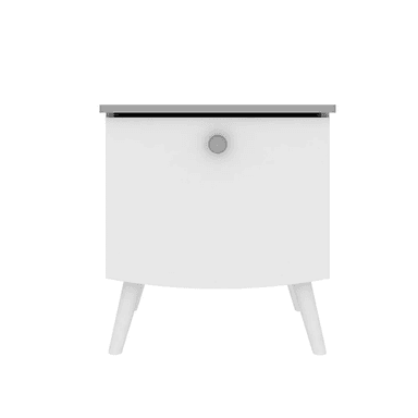 VELADOR TU MESITA VINTAGE 1 CAJÓN BLANCO - 2