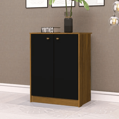 APARADOR TU MESITA BELAGIO MELAMINA 18MM 2 PUERTAS RECIBIDOR CLÁSICO - 1