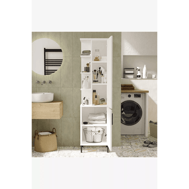 MUEBLE BAÑO TU MESITA FELIX BLANCO 2 PUERTAS - 3