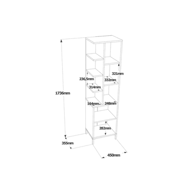 MUEBLE BAÑO TU MESITA FELIX BLANCO 2 PUERTAS - 5
