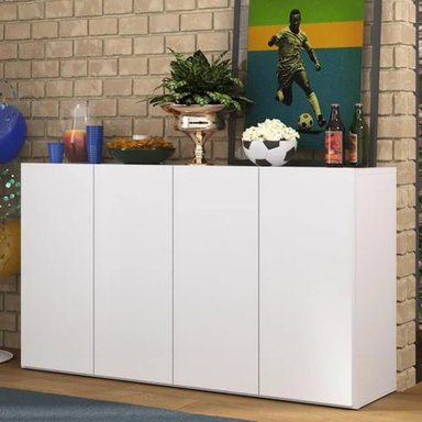 APARADOR TU MESITA ALEMANIA MELAMINA 18MM 4 PUERTAS MODERNO - 1
