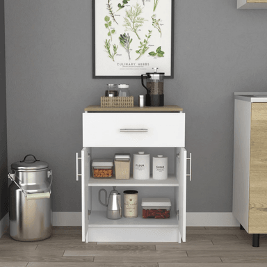 ALACENA DE COCINA TU MESITA MARGOT BLANCO/DUNA 1 CAJÓN 2 PUERTAS - 2