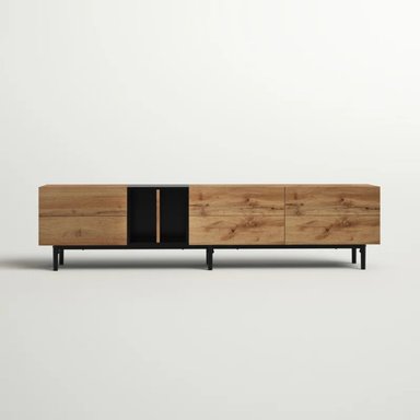 MESA DE TV MODERNA TOGO MARRÓN 195CM - 2