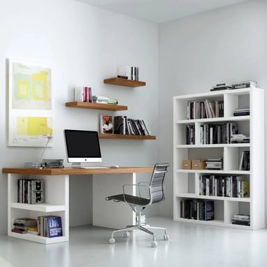 ESCRITORIO CONTEMPORÁNEO PRIVÉ MARRÓN 160CM - 2